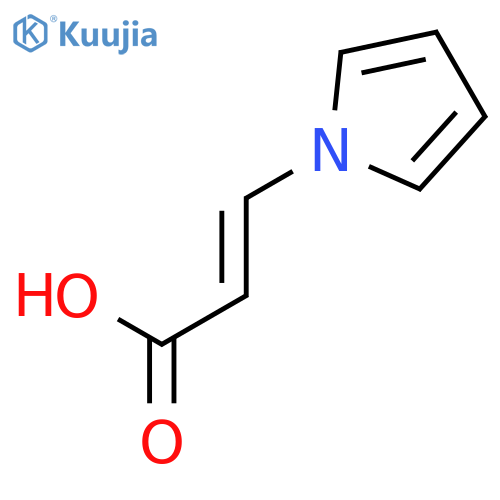 (E)-3-(1H-pyrrol-1-yl)-2-Propenoic acid structure