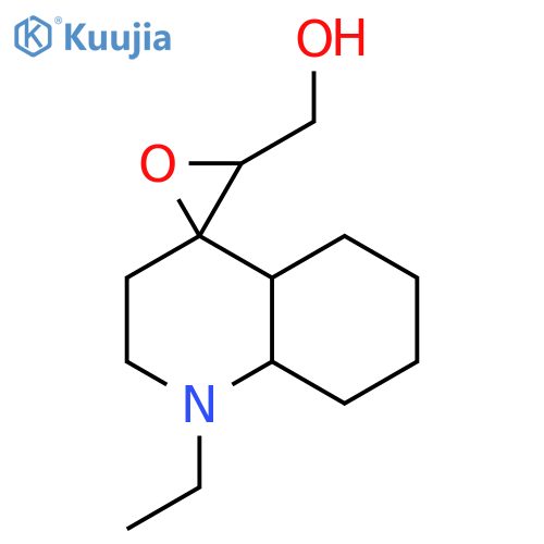 Spiro[oxirane-2,4'(1'H)-quinoline]-3-methanol, 1'-ethyloctahydro- structure
