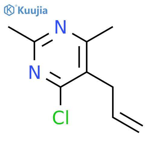 4-Chloro-2,6-dimethyl-5-(prop-2-en-1-yl)pyrimidine structure