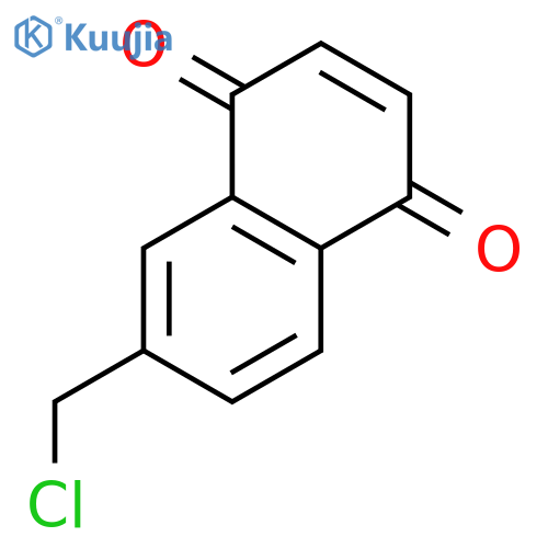 6-(Chloromethyl)naphthalene-1,4-dione structure