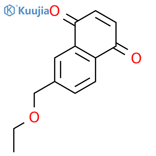 1,4-NAPHTHALENEDIONE, 6-(ETHOXYMETHYL)- structure