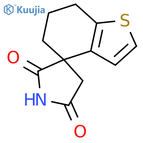 SPIRO[BENZO[B]THIOPHENE-4(5H),3'-PYRROLIDINE]-2',5'-DIONE, 6,7-DIHYDRO- structure