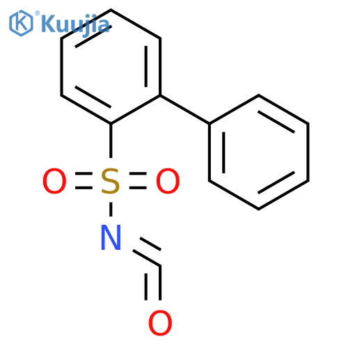 [1,1'-Biphenyl]-2-sulfonyl isocyanate structure