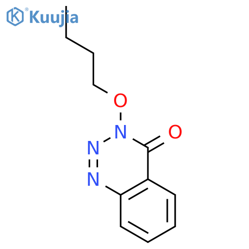 1,2,3-Benzotriazin-4(3H)-one, 3-butoxy- structure