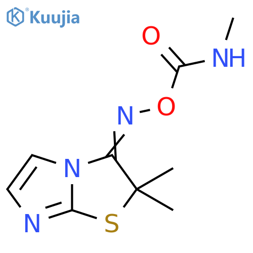 Imidazo[2,1-b]thiazol-3(2H)-one, 2,2-dimethyl-, O-[(methylamino)carbonyl]oxime (9CI) structure