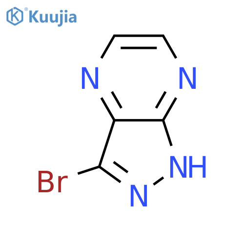 3-BROMO-1H-PYRAZOLO[3,4-B]PYRAZINE structure