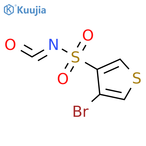 3-Thiophenesulfonyl isocyanate, 4-bromo- structure