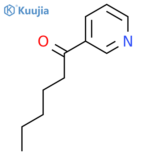 1-(Pyridin-3-yl)hexan-1-one structure