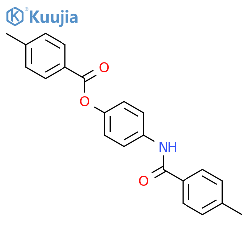 4-(4-Methylbenzamido)phenyl 4-methylbenzoate structure