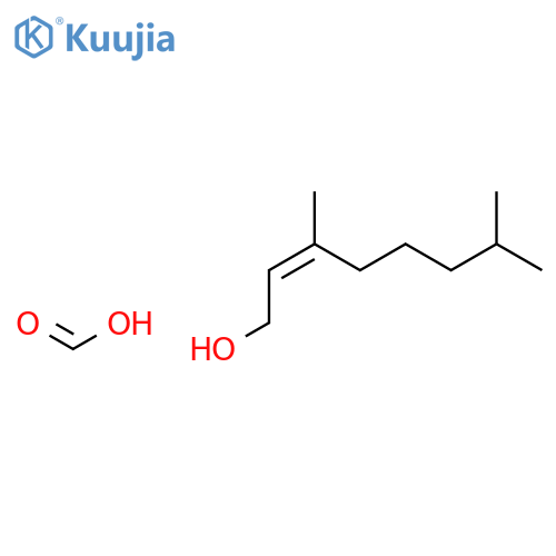 2-OCTEN-1-OL, 3,7-DIMETHYL-, FORMATE, (Z)- structure