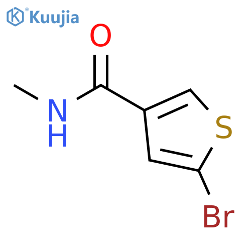 5-bromo-N-methyl-3-Thiophenecarboxamide structure