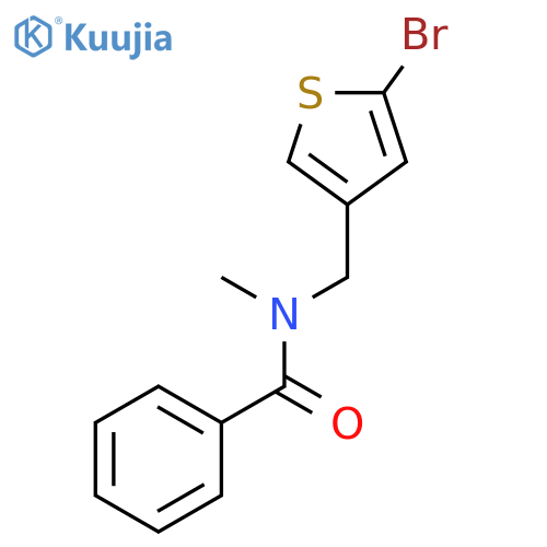 N-[(5-bromo-3-thienyl)methyl]-N-methylBenzamide structure