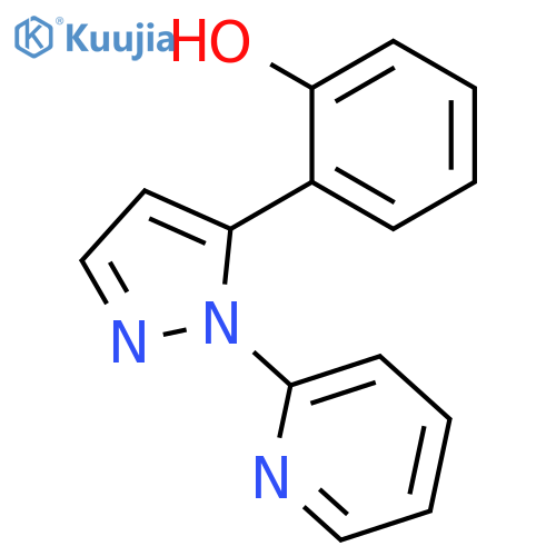 PHENOL, 2-[1-(2-PYRIDINYL)-1H-PYRAZOL-5-YL]- structure