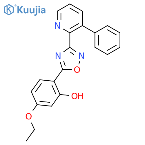 PHENOL, 5-ETHOXY-2-[3-(3-PHENYL-2-PYRIDINYL)-1,2,4-OXADIAZOL-5-YL]- structure