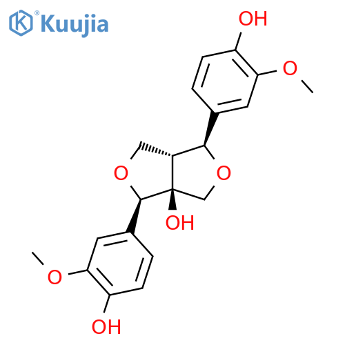 (+) 8-hydroxypinoresinol structure