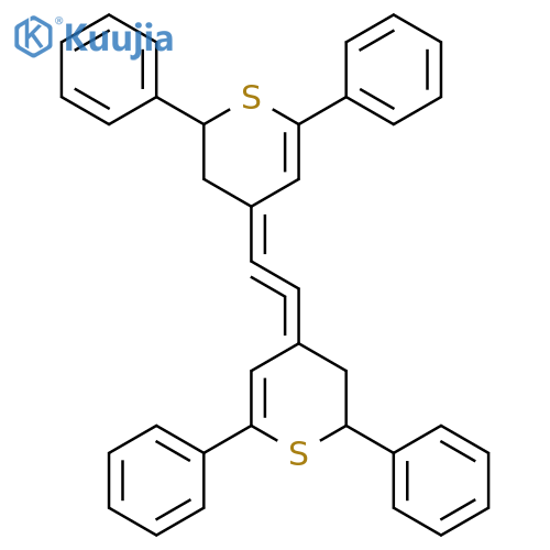 2H-THIOPYRAN, 4,4'-(1,2-ETHENEDIYLIDENE)BIS[3,4-DIHYDRO-2,6-DIPHENYL- structure