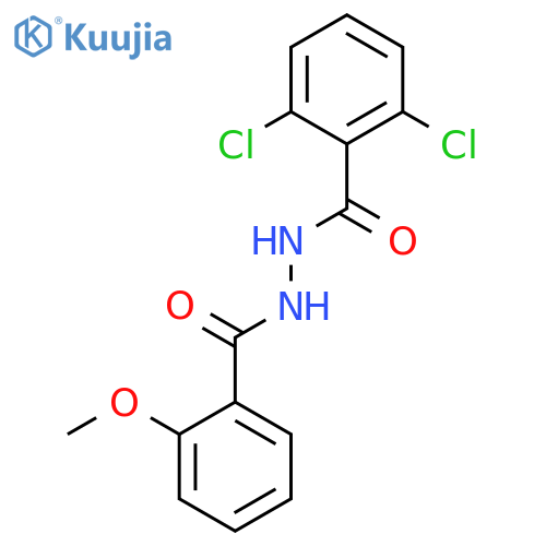 BENZOIC ACID, 2,6-DICHLORO-, 2-(2-METHOXYBENZOYL)HYDRAZIDE structure