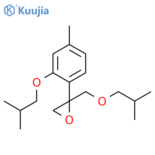 Oxirane, 2-[4-methyl-2-(2-methylpropoxy)phenyl]-2-[(2-methylpropoxy)methyl]- structure