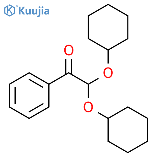 Ethanone, 2,2-bis(cyclohexyloxy)-1-phenyl- structure