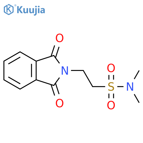 2-(1,3-Dioxo-1,3-dihydro-2H-isoindol-2-yl)-N,N-dimethylethanesulfonamide structure