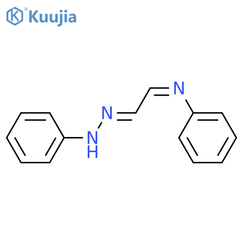 Acetaldehyde, (phenylimino)-, phenylhydrazone, (Z,E)- structure