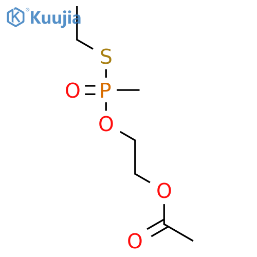 PHOSPHONOTHIOIC ACID, METHYL-, O-[2-(ACETYLOXY)ETHYL] S-ETHYL ESTER structure