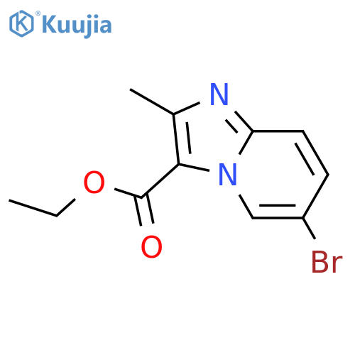 Ethyl 6-Bromo-2-Methylimidazo1,2-APyridine-3-Carboxylate structure