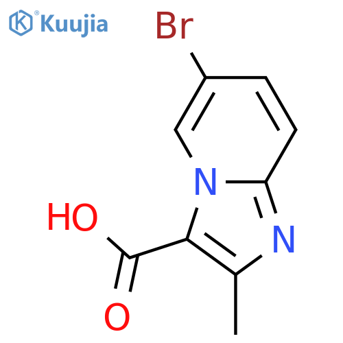 6-Bromo-2-methylimidazo[1,2-a]pyridine-3-carboxylic acid structure