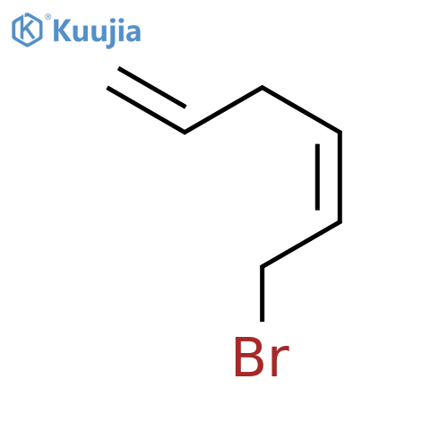 1,4-Hexadiene, 6-bromo-, (Z)- structure