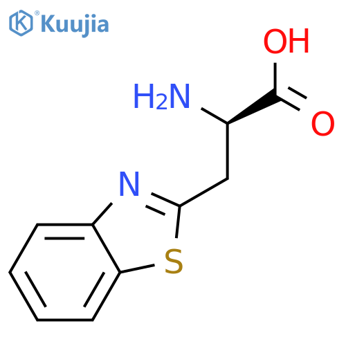 2-Benzothiazolepropanoicacid,alpha-amino-,(R)-(9CI) structure