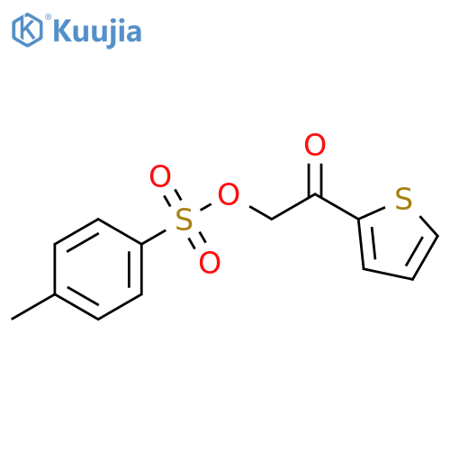 Ethanone, 2-[[(4-methylphenyl)sulfonyl]oxy]-1-(2-thienyl)- structure