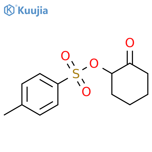 Cyclohexanone, 2-[[(4-methylphenyl)sulfonyl]oxy]- structure