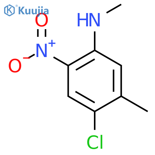 4-Chloro-N,5-dimethyl-2-nitroaniline structure