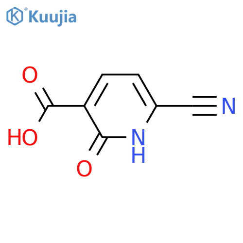 6-cyano-2-oxo-1H-pyridine-3-carboxylic acid structure