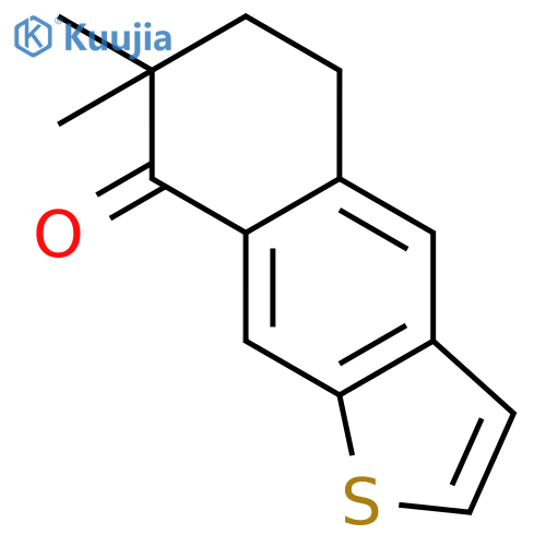 Naphtho[2,3-b]thiophen-8(5H)-one, 6,7-dihydro-7,7-dimethyl- structure