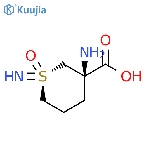 2H-Thiopyran-3-carboxylicacid,3-amino-1,1,3,4,5,6-hexahydro-1-imino-,1- structure