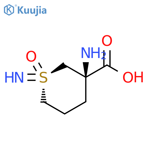 2H-Thiopyran-3-carboxylicacid,3-amino-1,1,3,4,5,6-hexahydro-1-imino-,1- structure