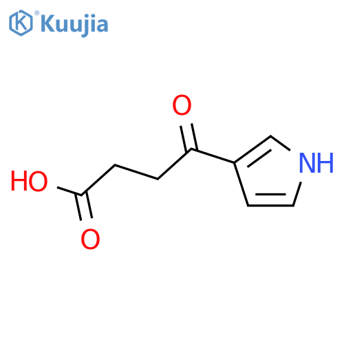 g-oxo-1H-Pyrrole-3-butanoic acid structure
