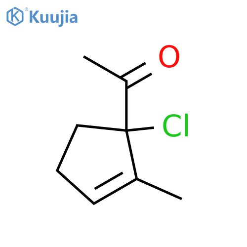 Ethanone, 1-(1-chloro-2-methyl-2-cyclopenten-1-yl)- structure