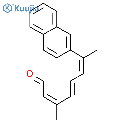 2,4,6-Octatrienal, 3-methyl-7-(2-naphthalenyl)-, (E,E,E)- structure