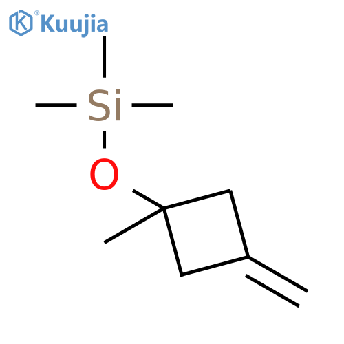 Silane, trimethyl[(1-methyl-3-methylenecyclobutyl)oxy]- structure