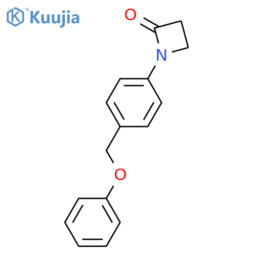 2-Azetidinone, 1-[4-(phenoxymethyl)phenyl]- structure