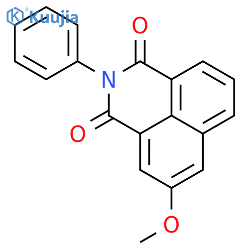 1H-Benz[de]isoquinoline-1,3(2H)-dione, 5-methoxy-2-phenyl- structure