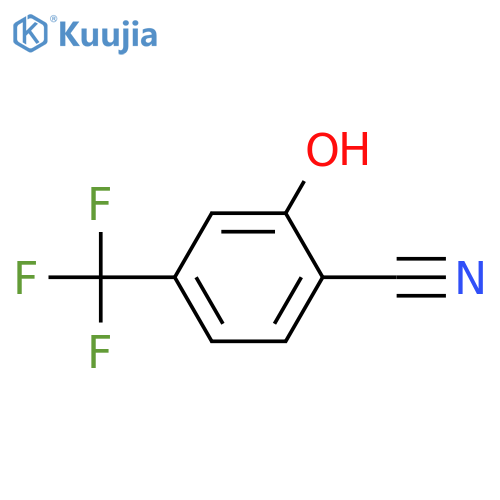 2-Hydroxy-4-(trifluoromethyl)benzonitrile structure