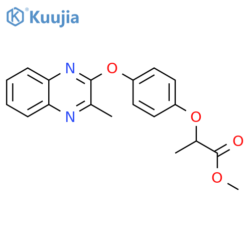 methyl 2-{4-[(3-methylquinoxalin-2-yl)oxy]phenoxy}propanoate structure