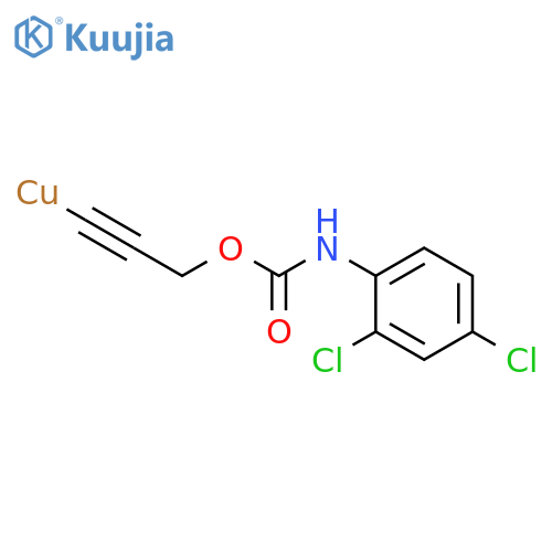 COPPER, [3-[[[(2,4-DICHLOROPHENYL)AMINO]CARBONYL]OXY]-1-PROPYNYL]- structure