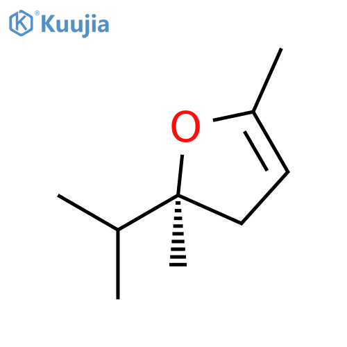 Furan, 2,3-dihydro-2,5-dimethyl-2-(1-methylethyl)-, (S)- structure