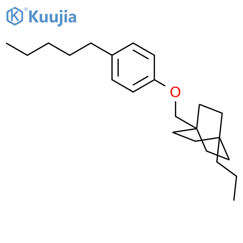 Bicyclo[2.2.2]octane, 1-[(4-pentylphenoxy)methyl]-4-propyl- structure
