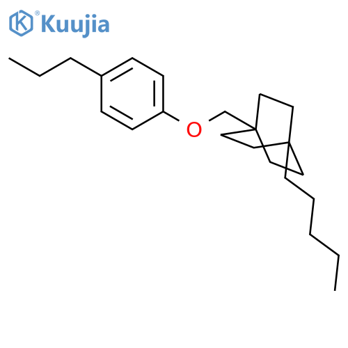 BICYCLO[2.2.2]OCTANE, 1-PENTYL-4-[(4-PROPYLPHENOXY)METHYL]- structure