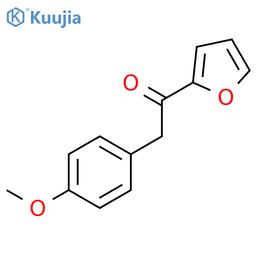 1-(Furan-2-yl)-2-(4-methoxyphenyl)ethan-1-one structure